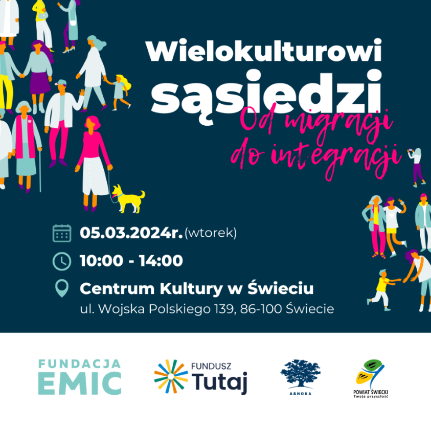 Wielokulturowi sąsiedzi plakat
